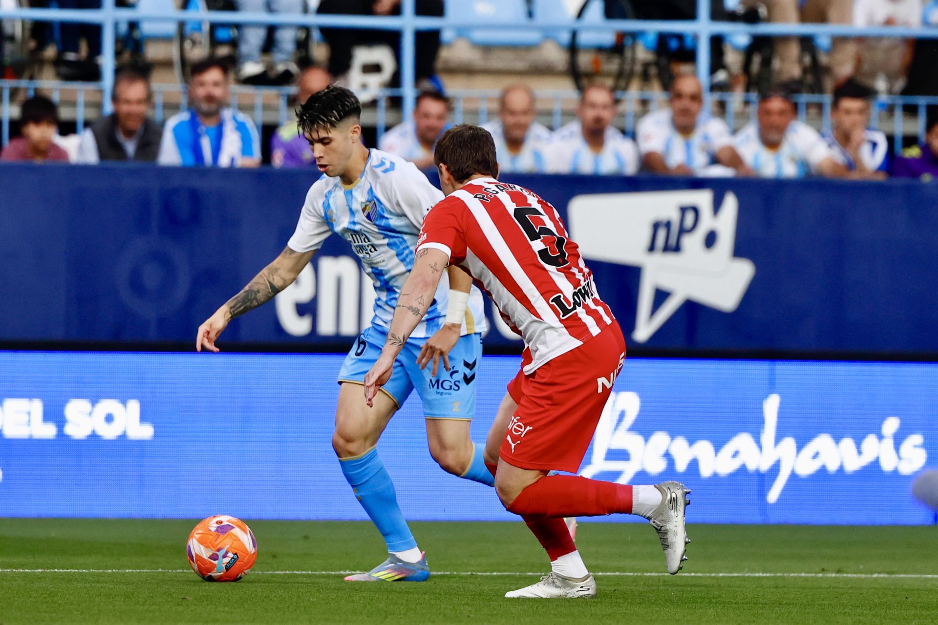 Las mejores imágenes del Málaga (2-1) Sporting de Gijón