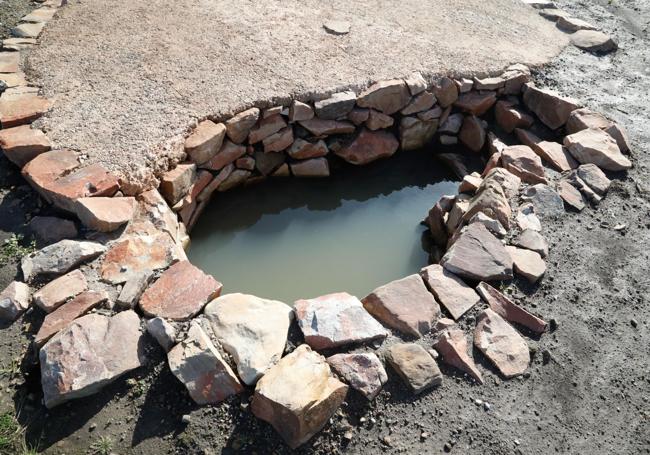 Uno de los seis pozos de época romana descubiertos en la última campaña de excavaciones.