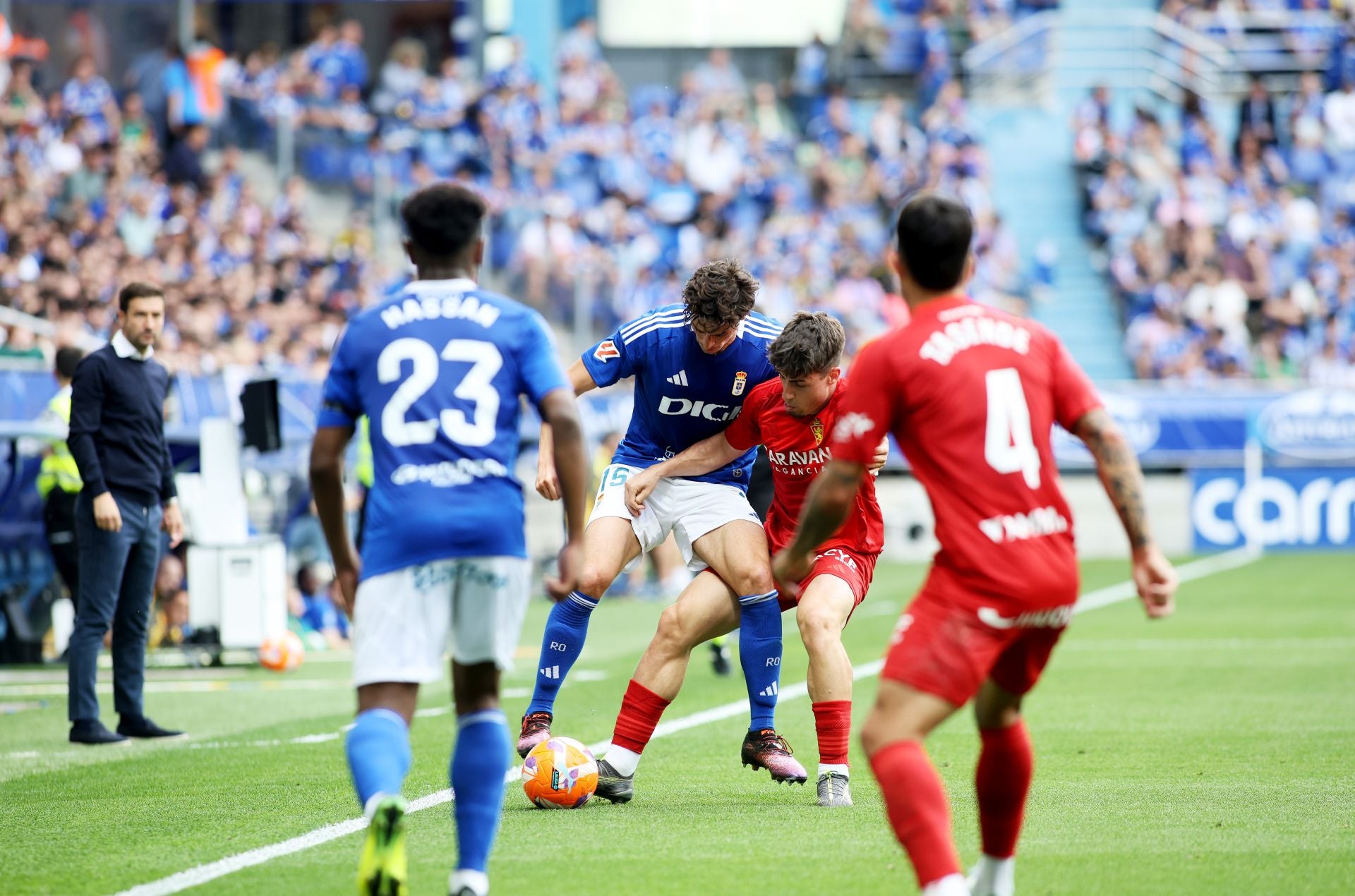 Las mejores imágenes del Real Oviedo 1-0 Real Zaragoza
