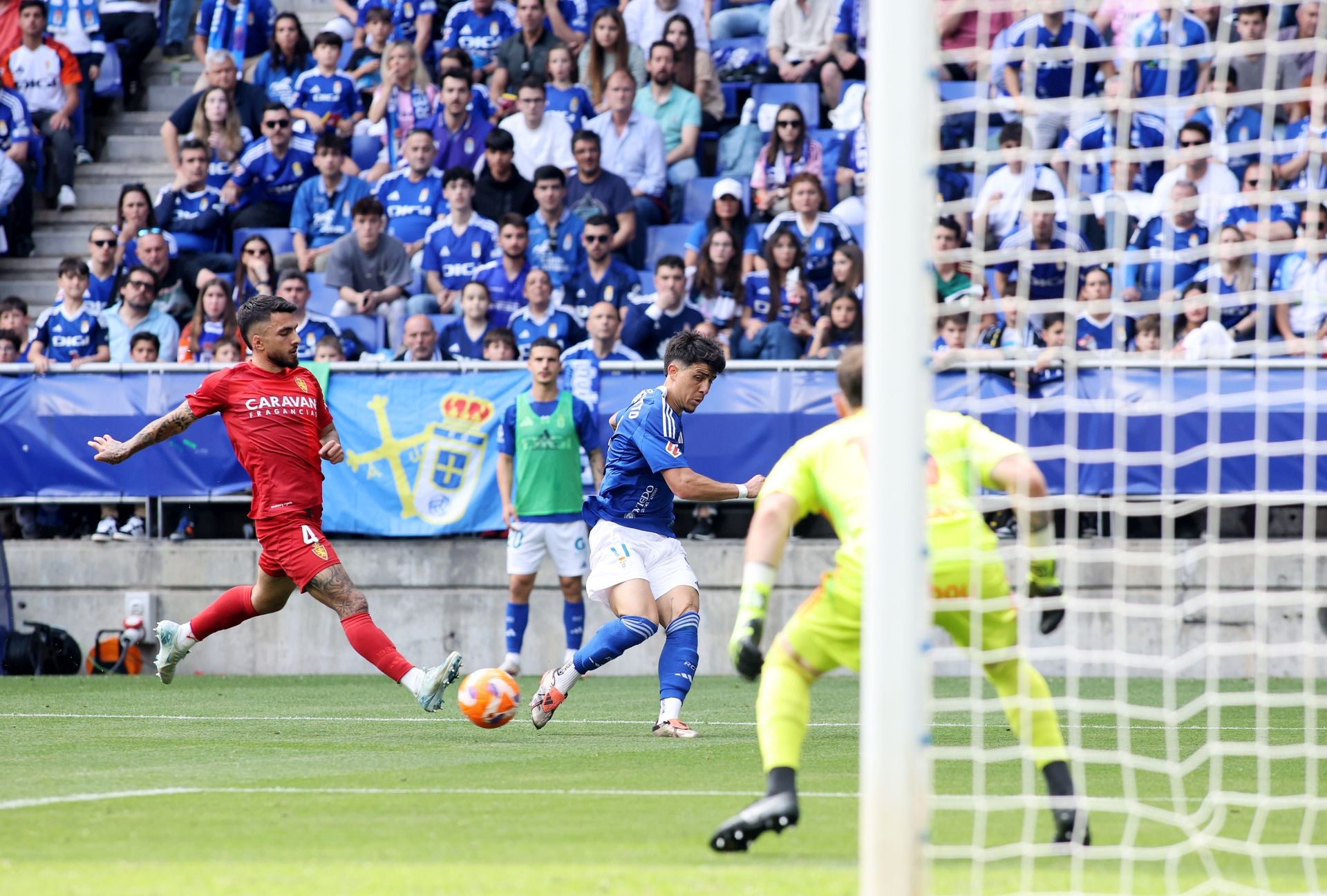 Las mejores imágenes del Real Oviedo 1-0 Real Zaragoza