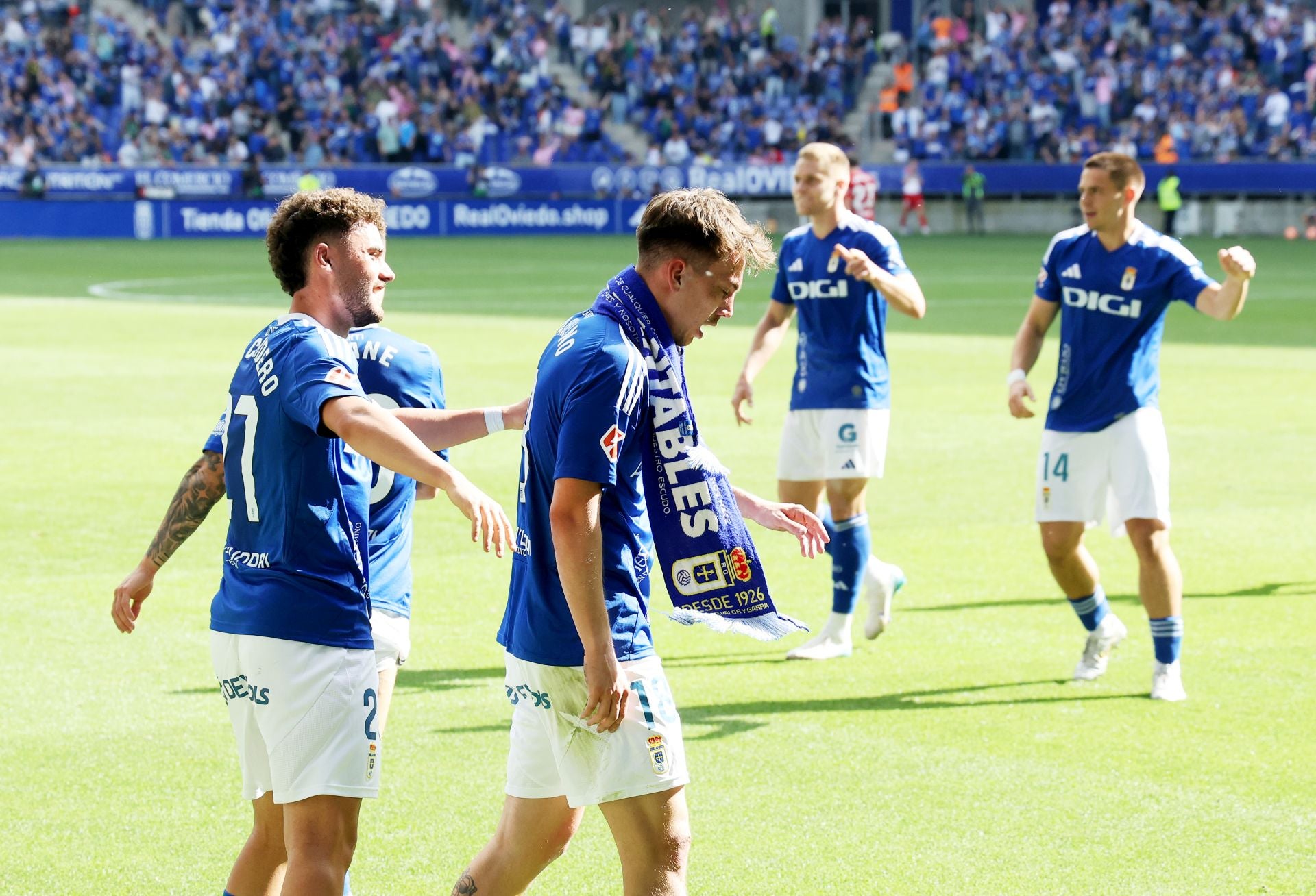 Las mejores imágenes del Real Oviedo 1-0 Real Zaragoza