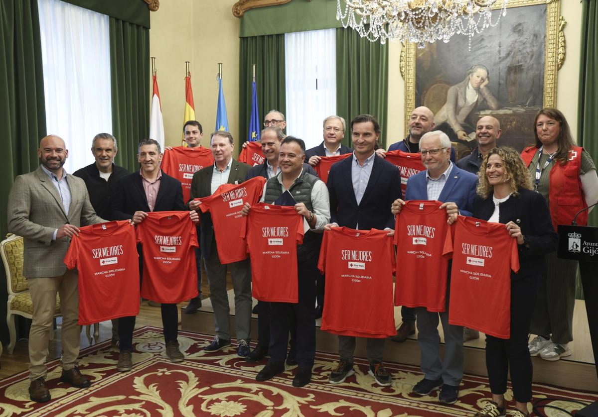 Cruz Roja presenta su II Marcha Solidaria, que será este domingo en Gijón