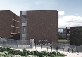 Imagen del proyecto del futuro centro de formación profesional de La Grandiella.