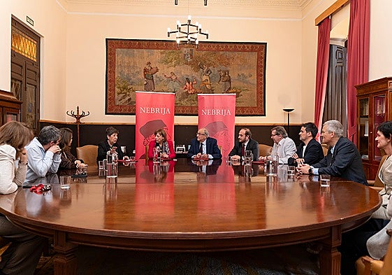 El convenio entre la Universidad Nebrija y el Ayuntamiento de Avilés se firmó este miércoles en el campus de Madrid.