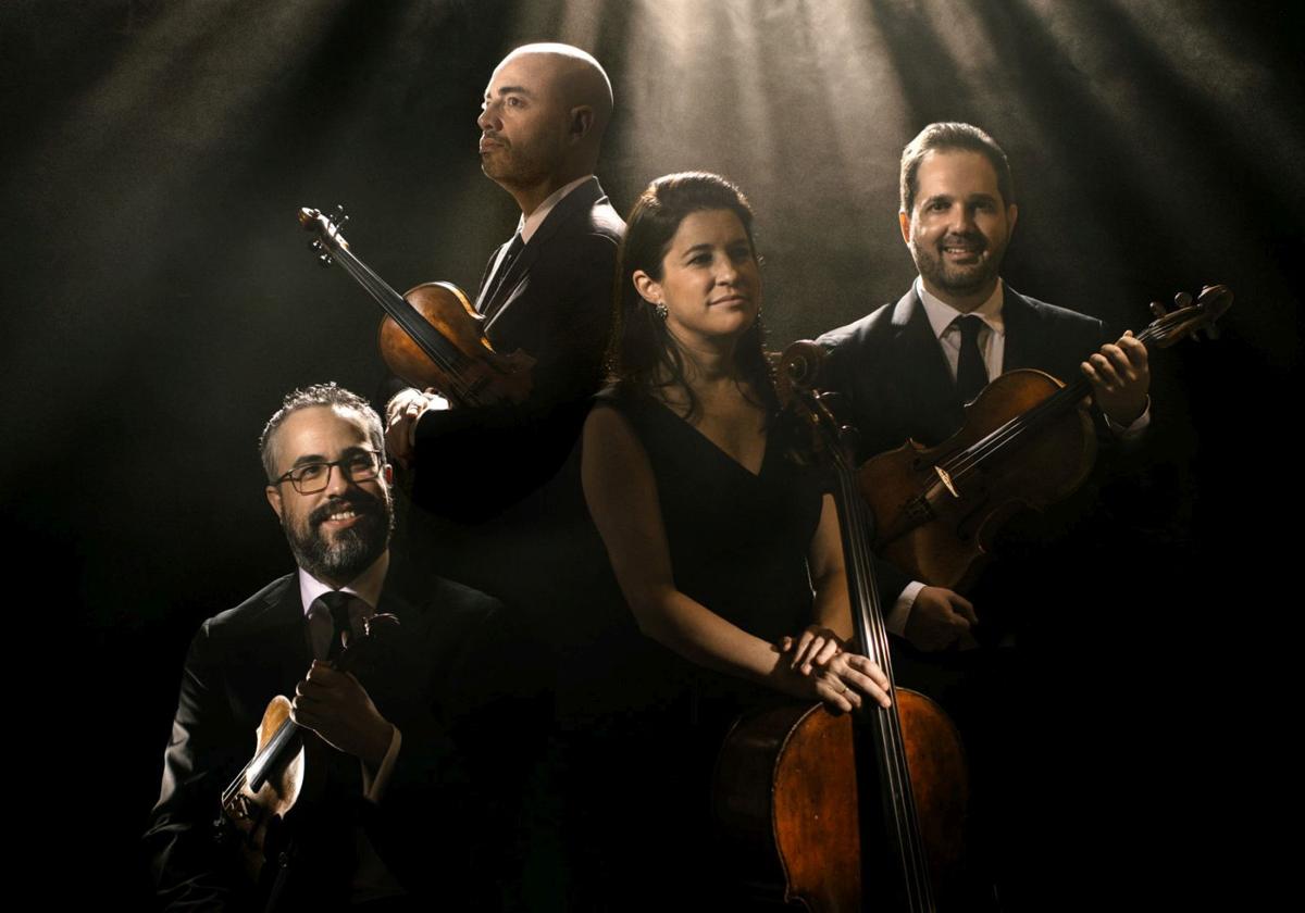 Los integrantes de Cuarteto Quiroga.