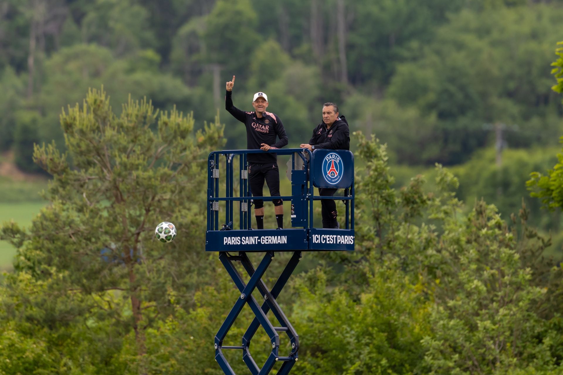 Las imágenes de cómo entrena Luis Enrique al PSG