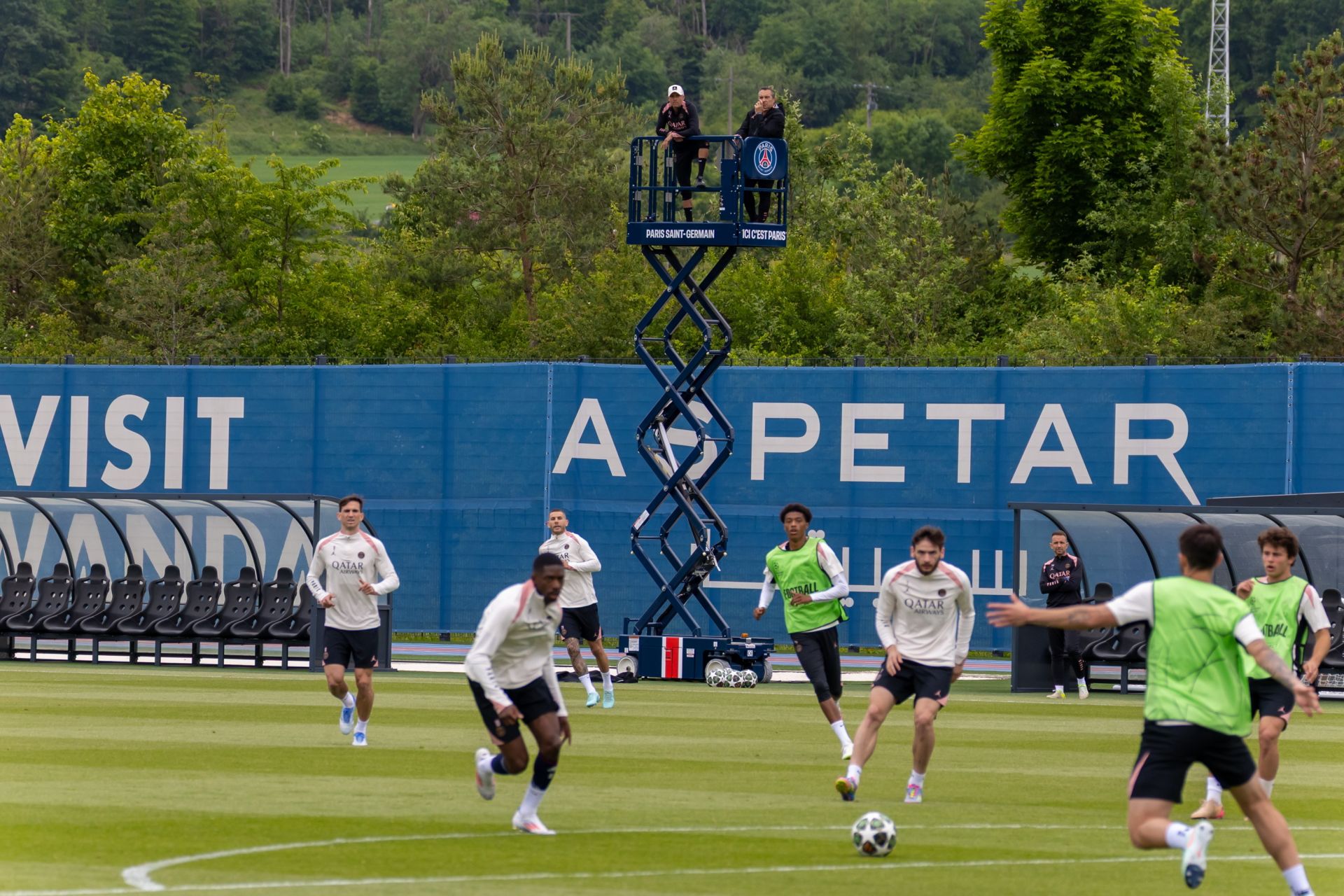 Las imágenes de cómo entrena Luis Enrique al PSG