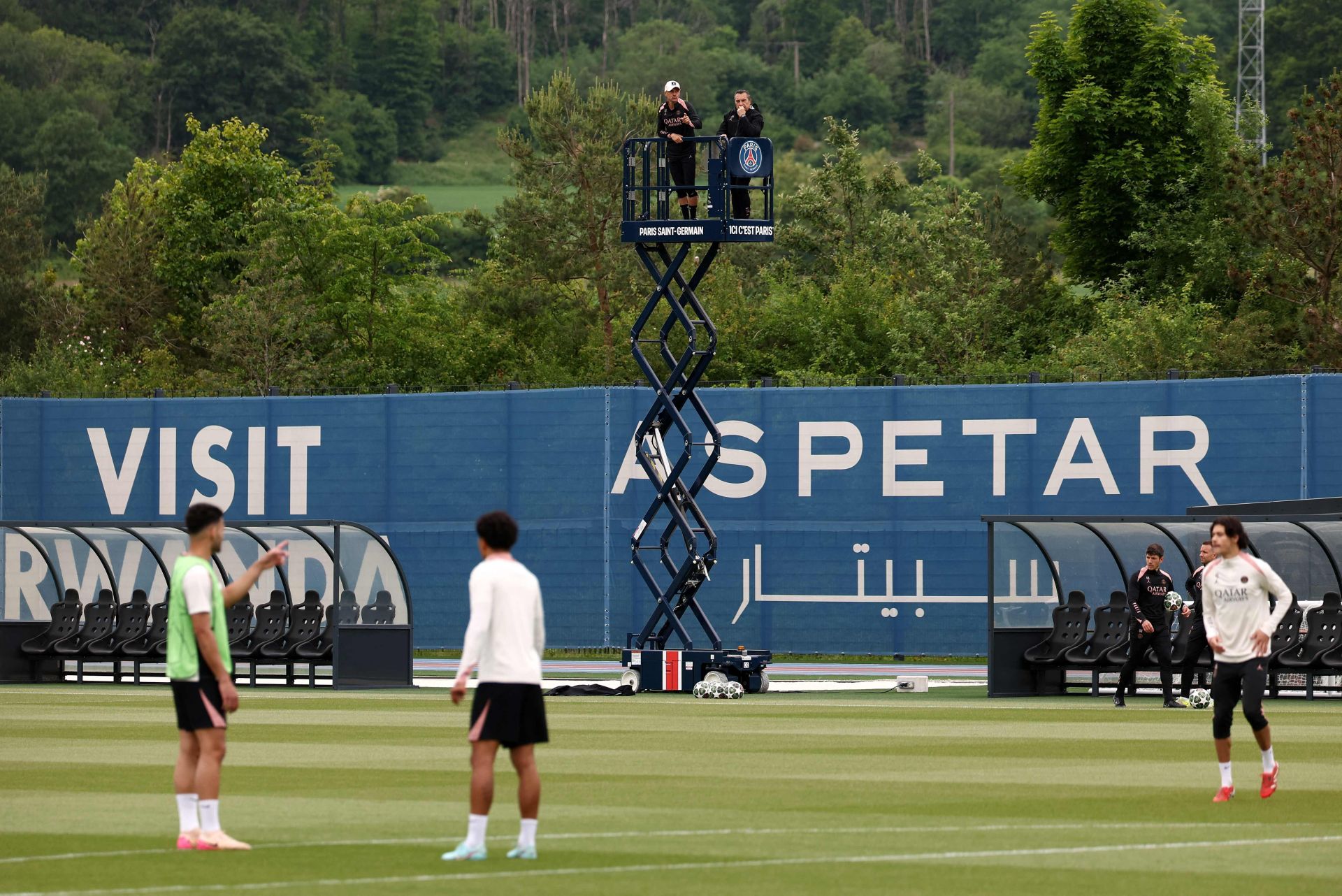 Las imágenes de cómo entrena Luis Enrique al PSG