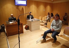 Un momento de la sesión del juicio este miércoles.