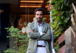 El presidente de AJE Asturias, Pablo García.