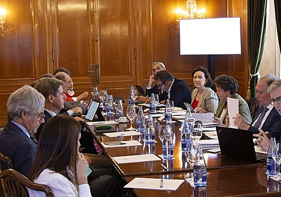 La reunión del Patronato de la Fundación Princesa de Asturias.