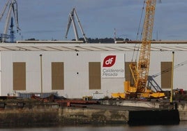 Instalaciones de 'El Tallerón', de Duro Felguera, en Gijón.