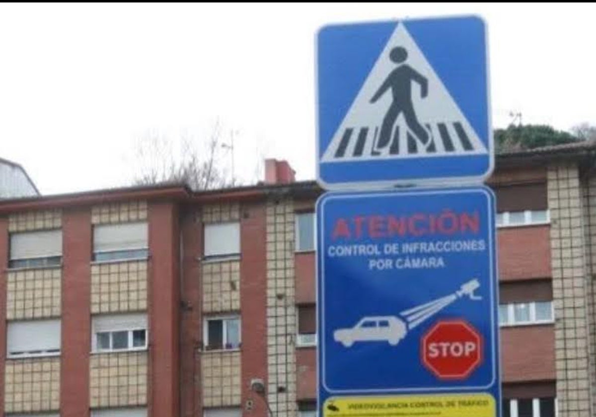 Uno de los foto-stop recaudatorios, según los vecinos