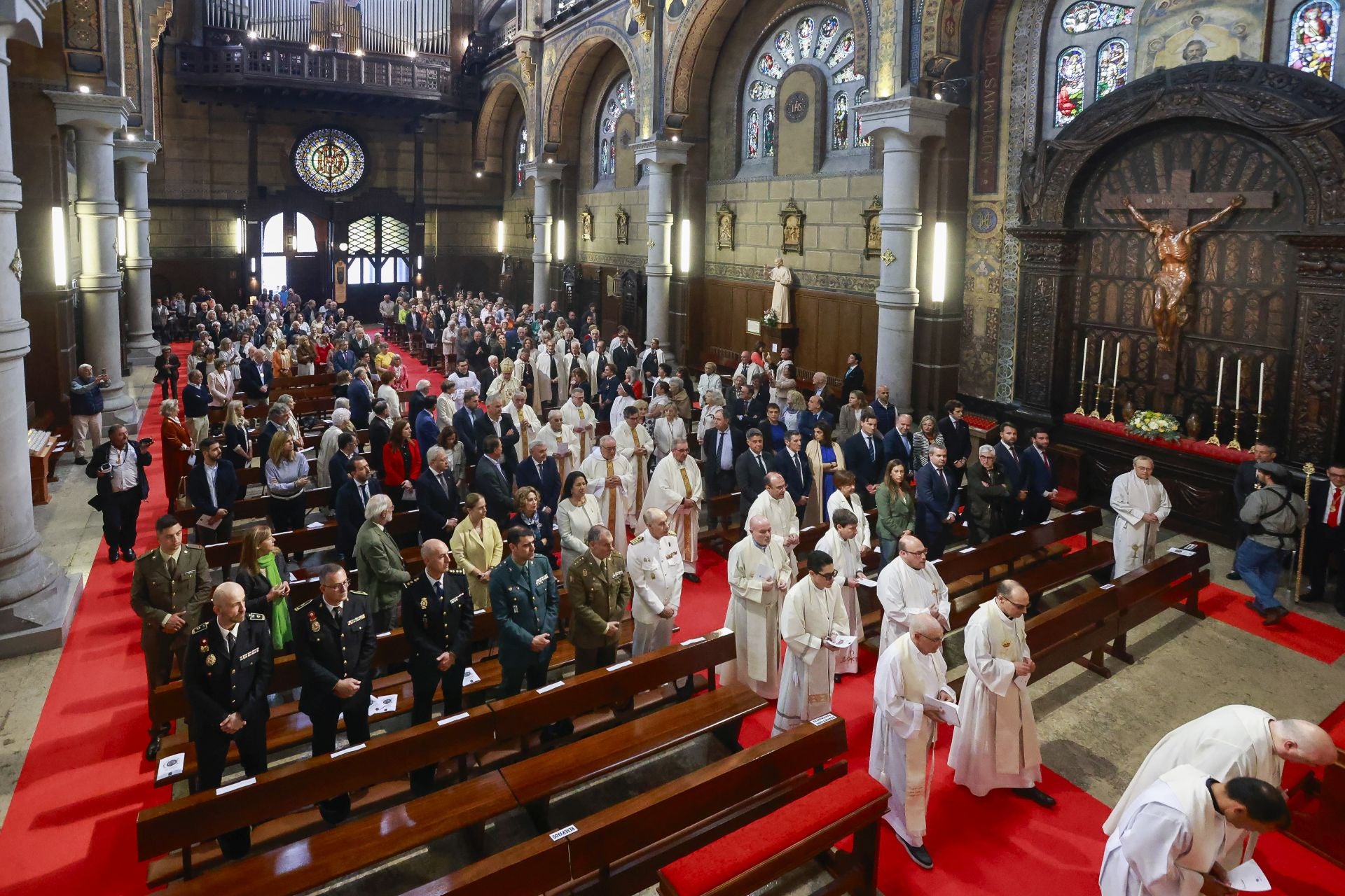 La clausura del Centenario de la Basílica del Sagrado Corazón, en Gijón, en imágenes