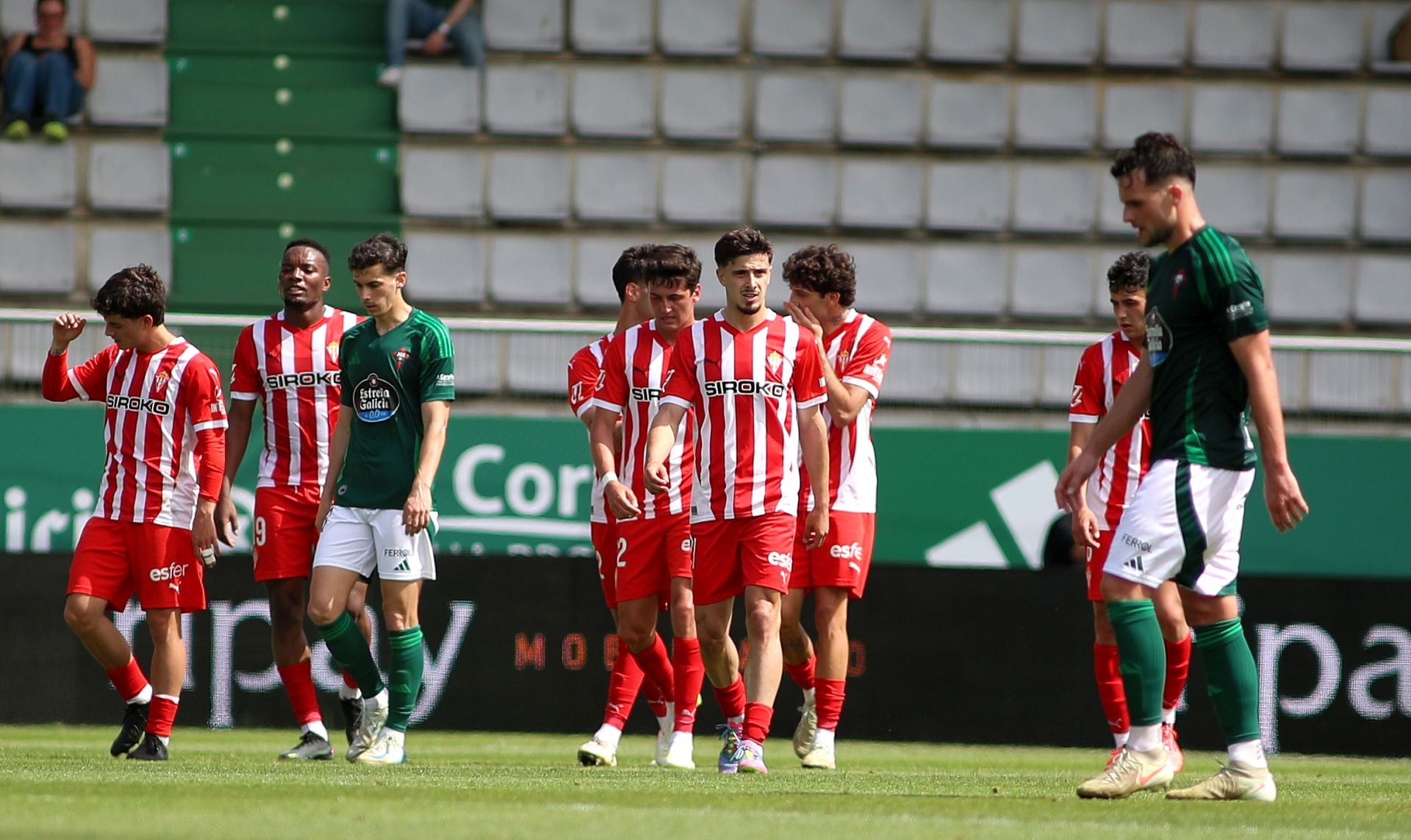 Las mejores jugadas del Racing de Ferrol 0-2 Sporting, en imágenes