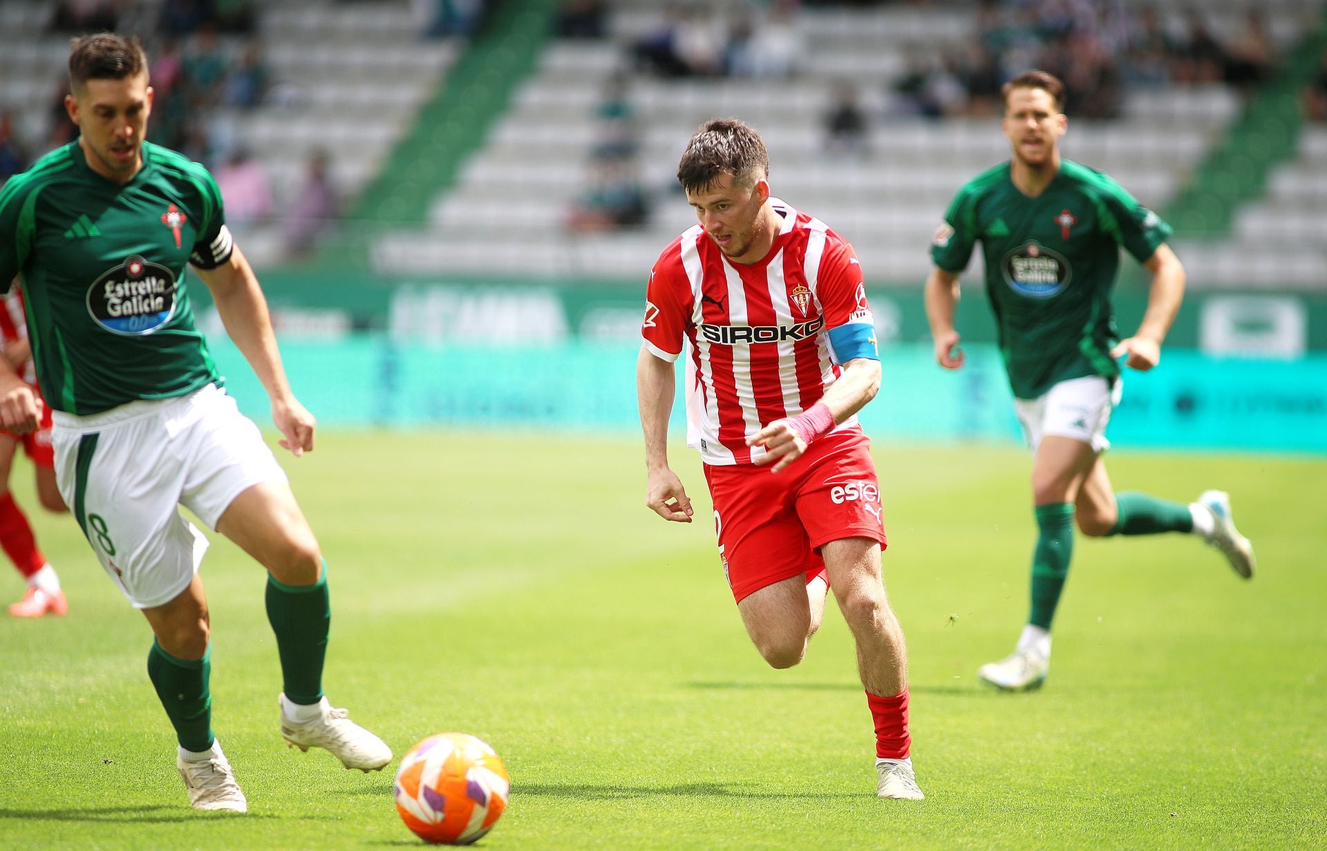 Las mejores jugadas del Racing de Ferrol 0-2 Sporting, en imágenes