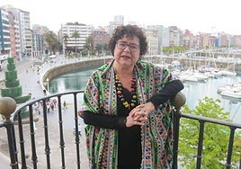 Carolina García Suárez, en la terraza de la Casa Paquet.
