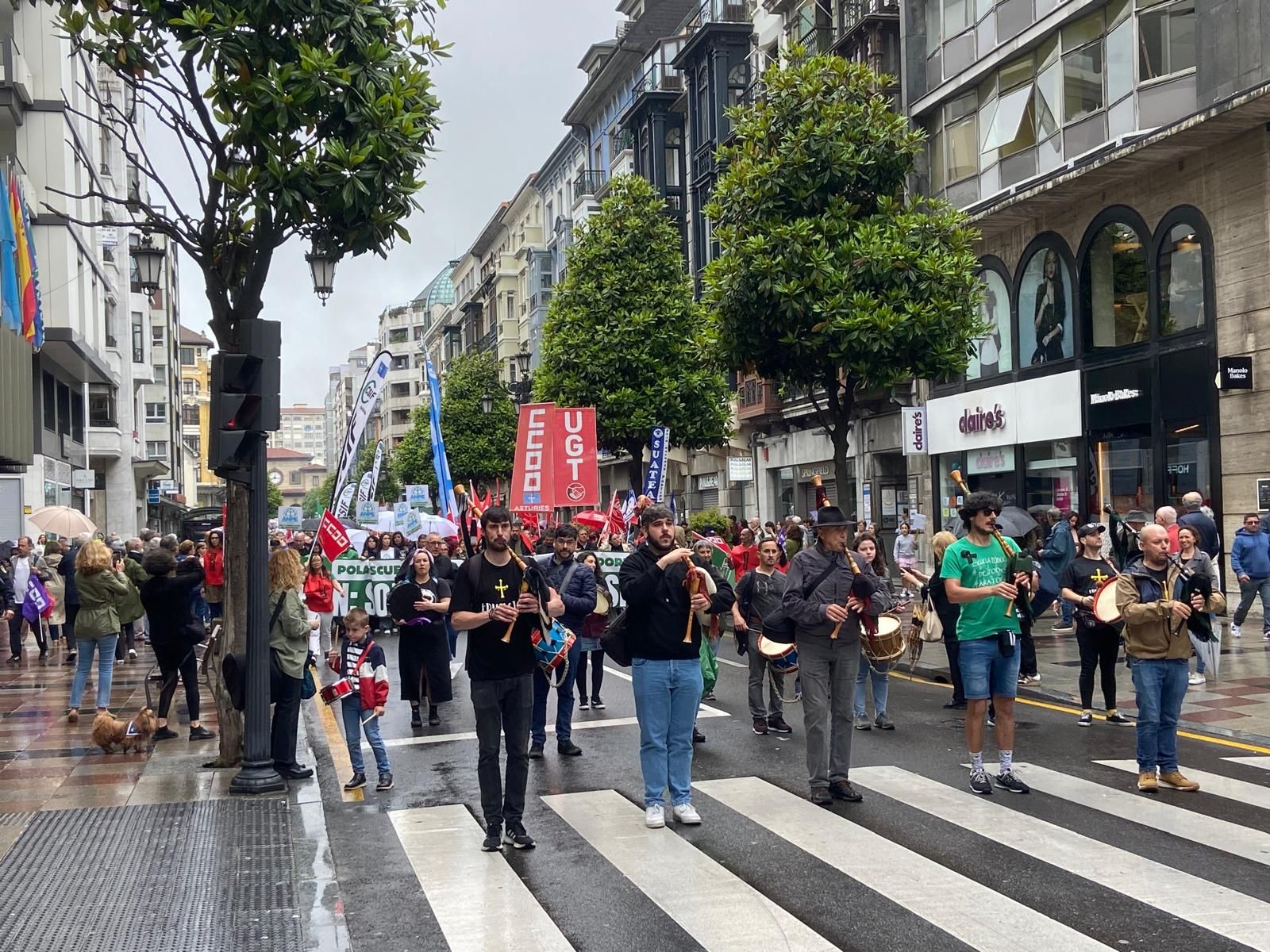 «Basta ya de precariedad»: Asturias clama por una educación pública de calidad