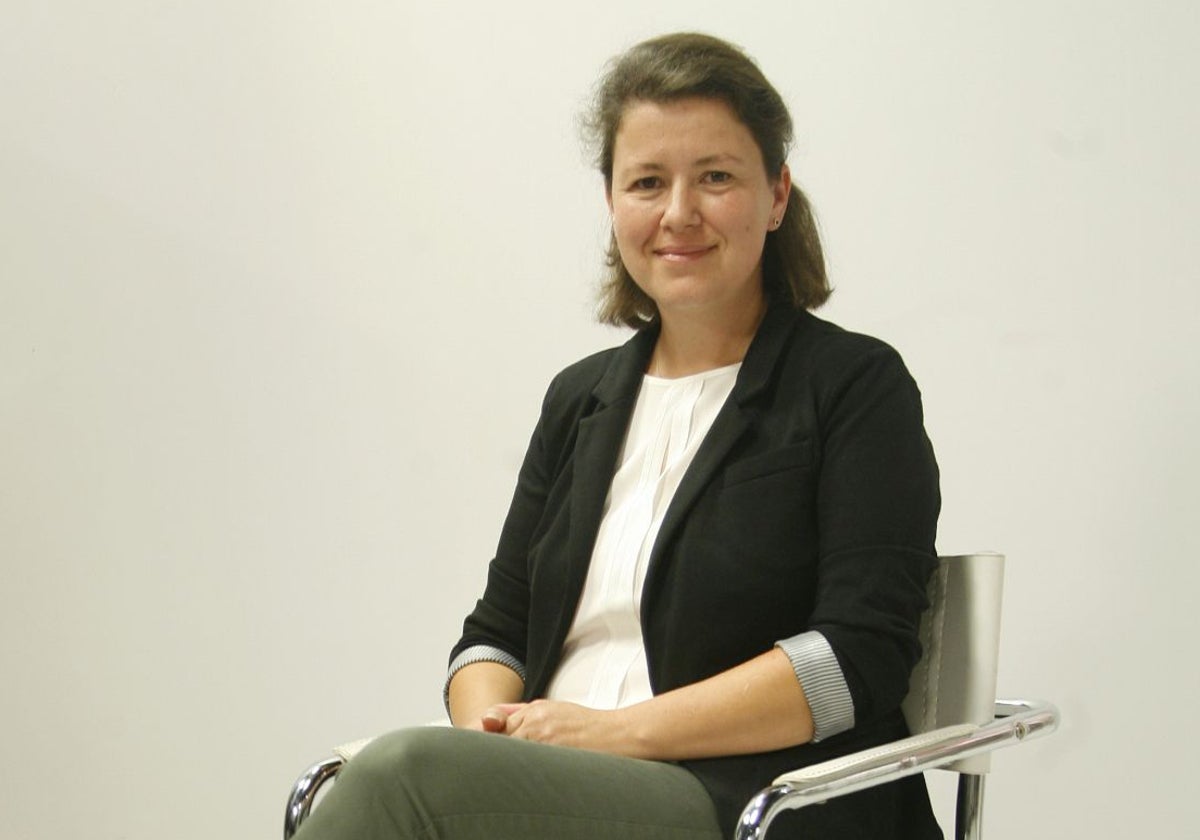 Silvia Méndez, en la sede de El Comercio