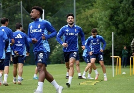 David Costas realiza un entrenamiento en la sesión de ayer.