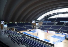 El Palacio de los Deportes, buque insignia de la candidatura a Ciudad Europea del Deporte.