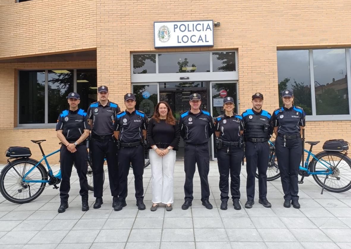 La presentación de los nuevos auxiliares de la Policía Local de Castrillón.