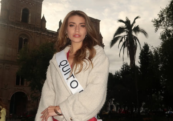 María Lorena Argüello representó a Quito en el certamen de belleza Miss Ecuador.