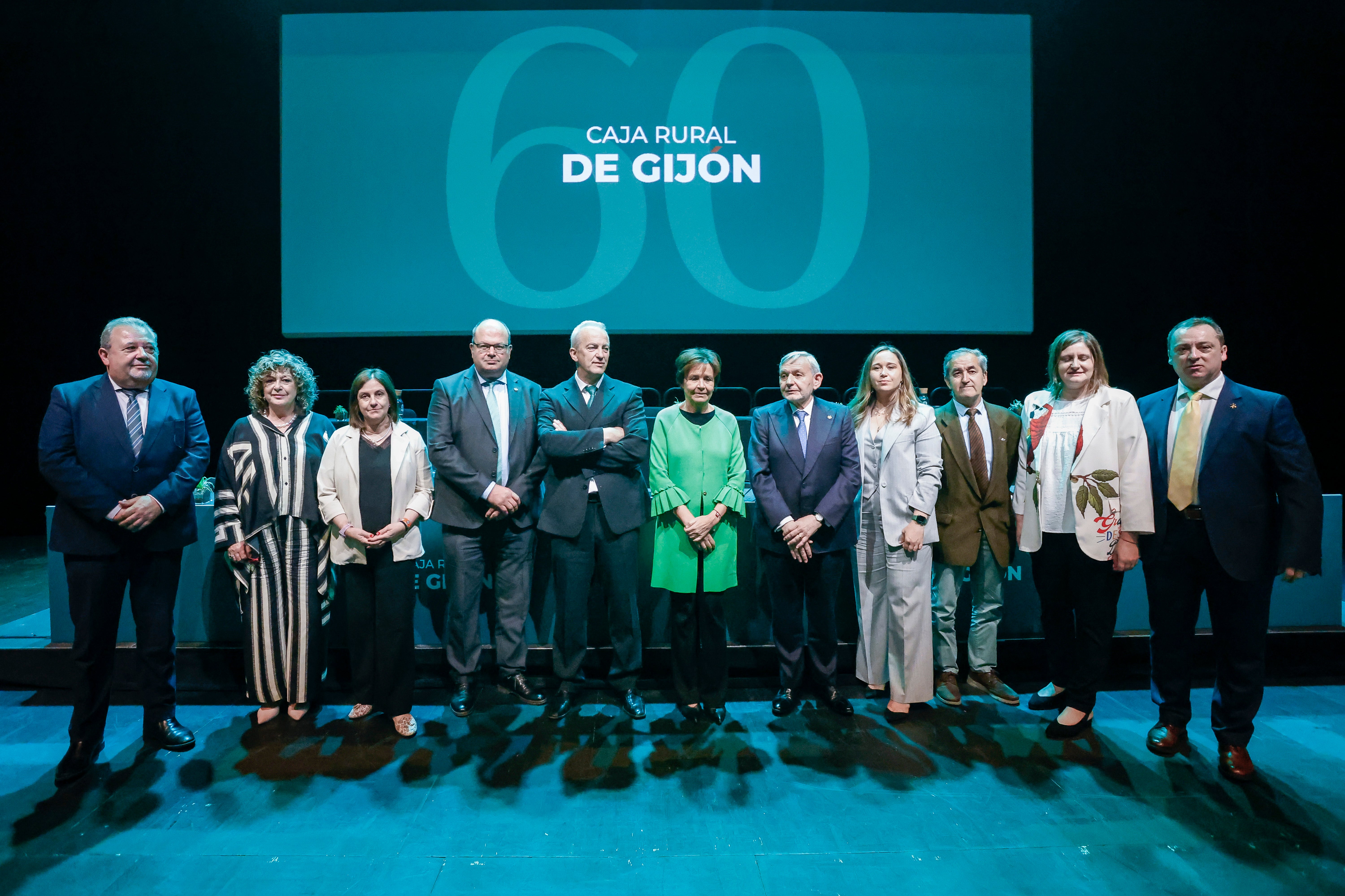 Caja Rural de Gijón celebra su 60 aniversario: las imágenes de la jornada
