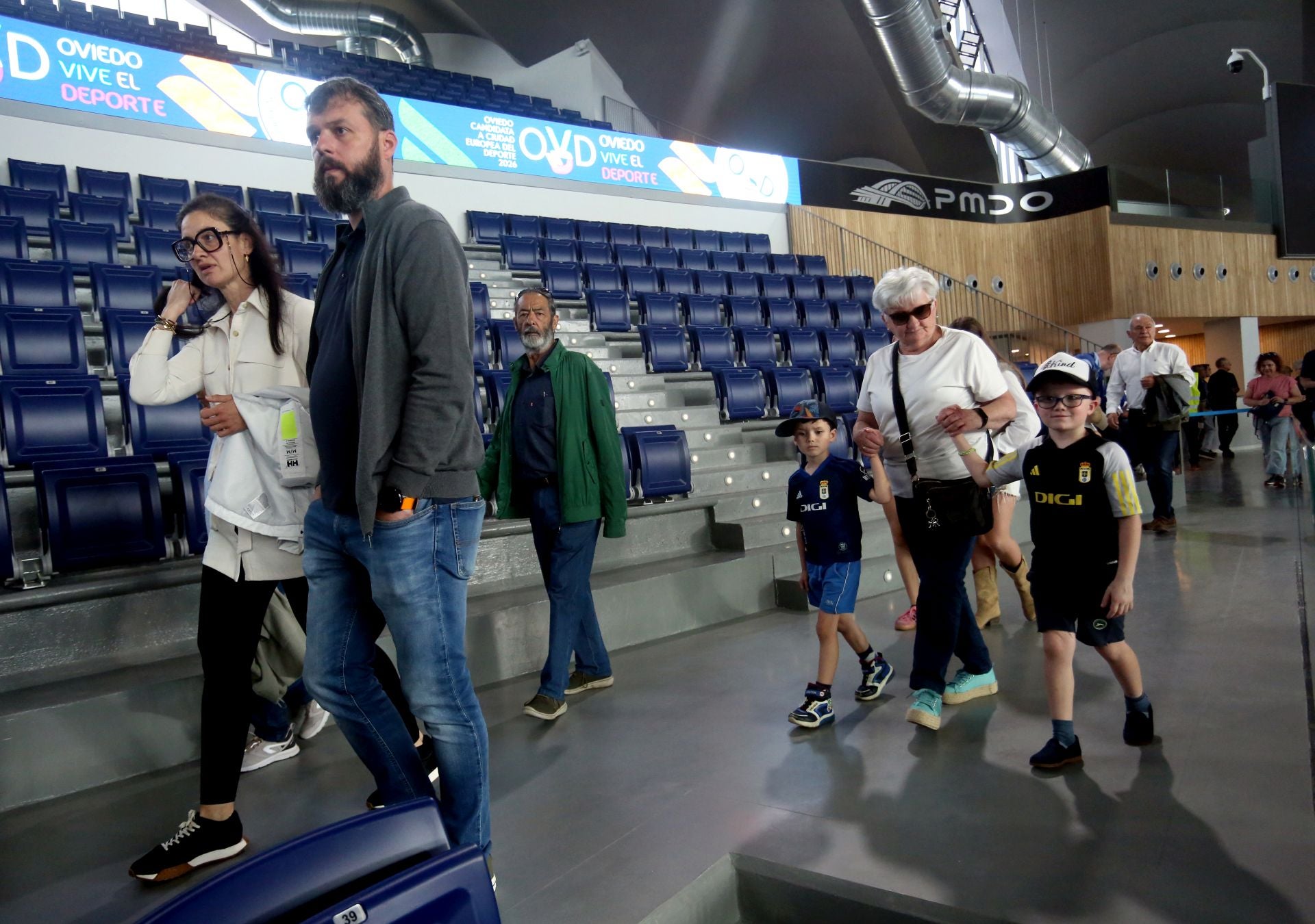 El Palacio de los Deportes de Oviedo, al descubierto: así fue la jornada de puertas abiertas