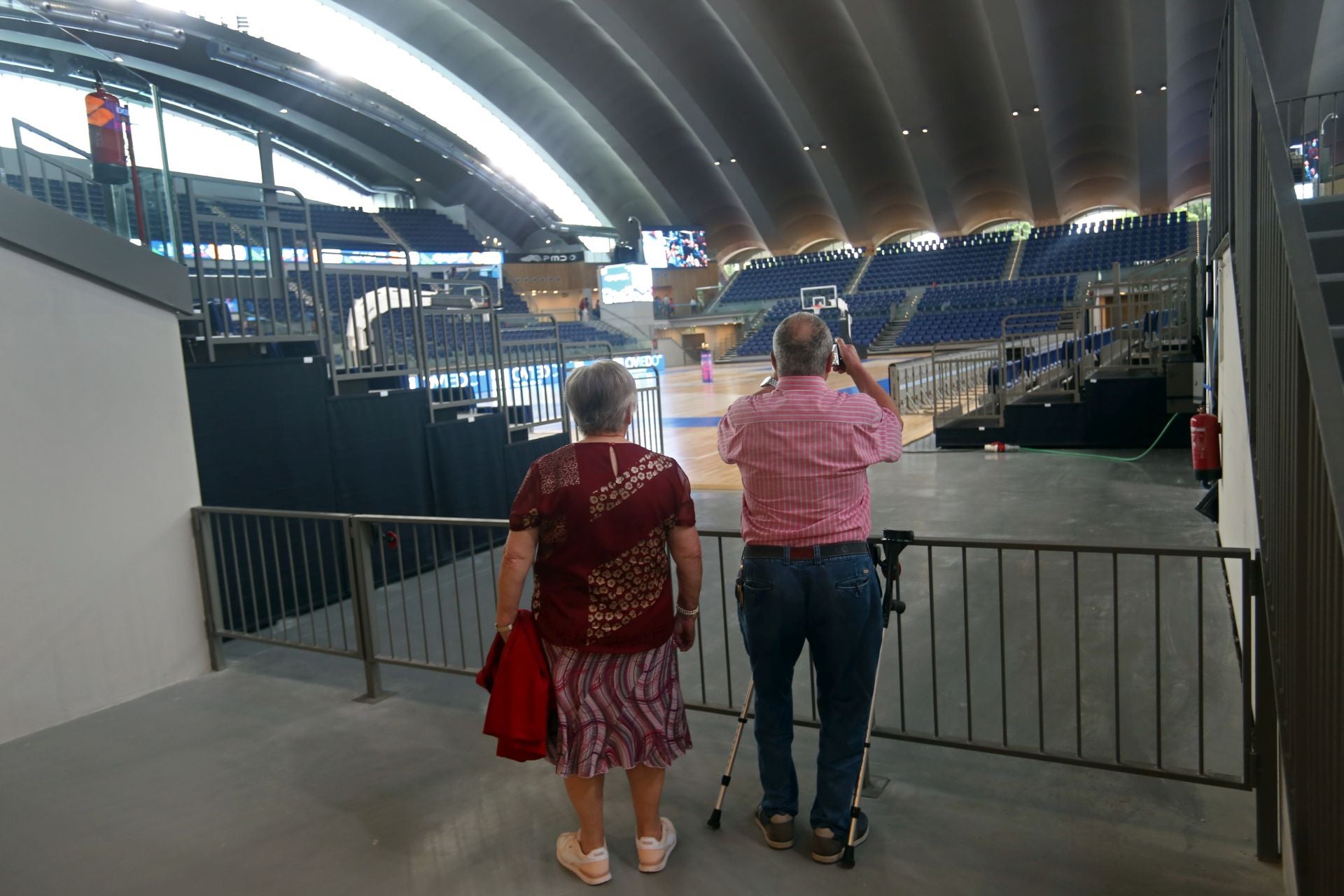 El Palacio de los Deportes de Oviedo, al descubierto: así fue la jornada de puertas abiertas