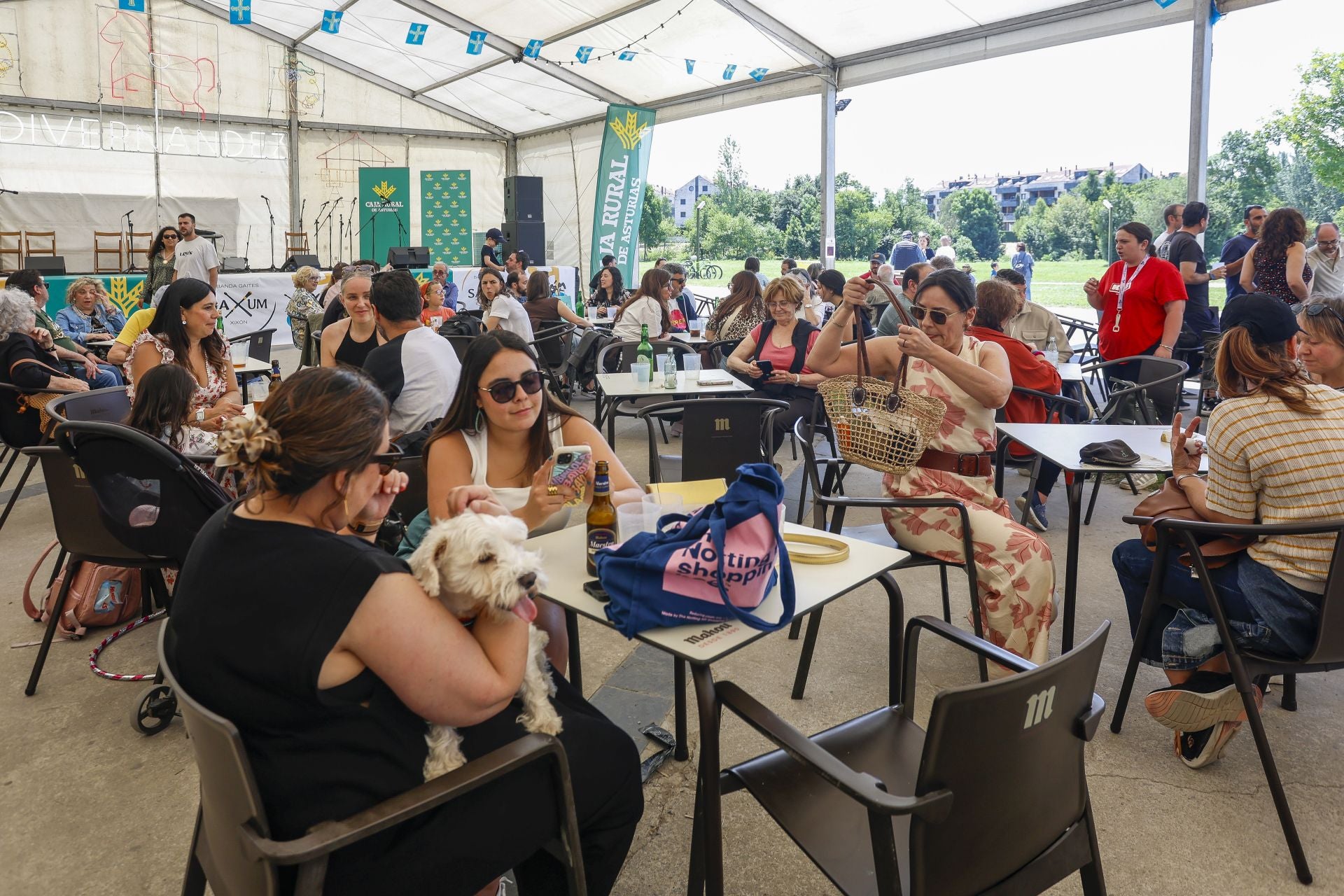 El Xixón Folk da la bienvenida al verano en Viesques