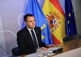 Guillermo Peláez, durante una comparecencia en Presidencia.