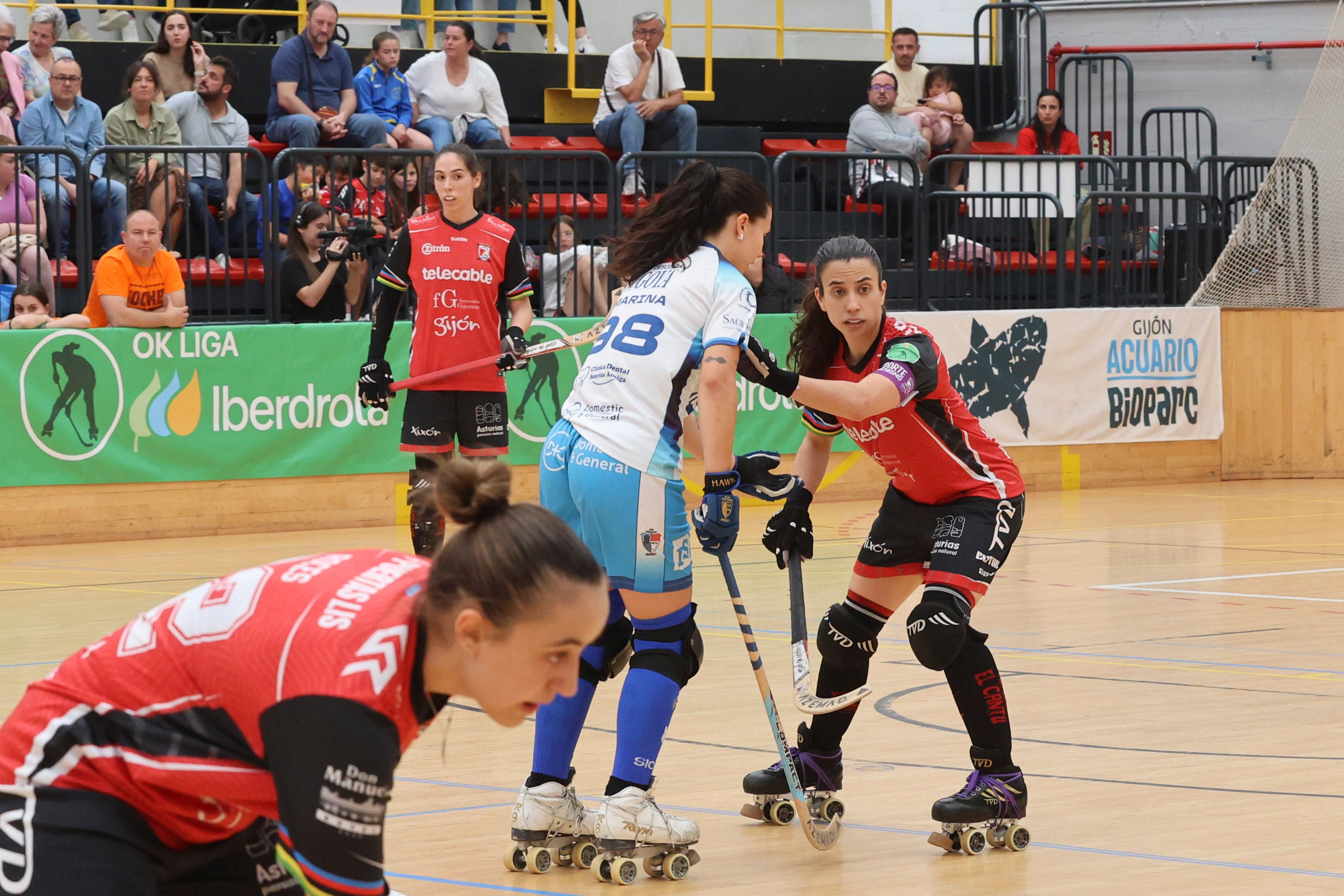 Entre la alegría y el llanto: las imágenes del último partido del Telecable Hockey