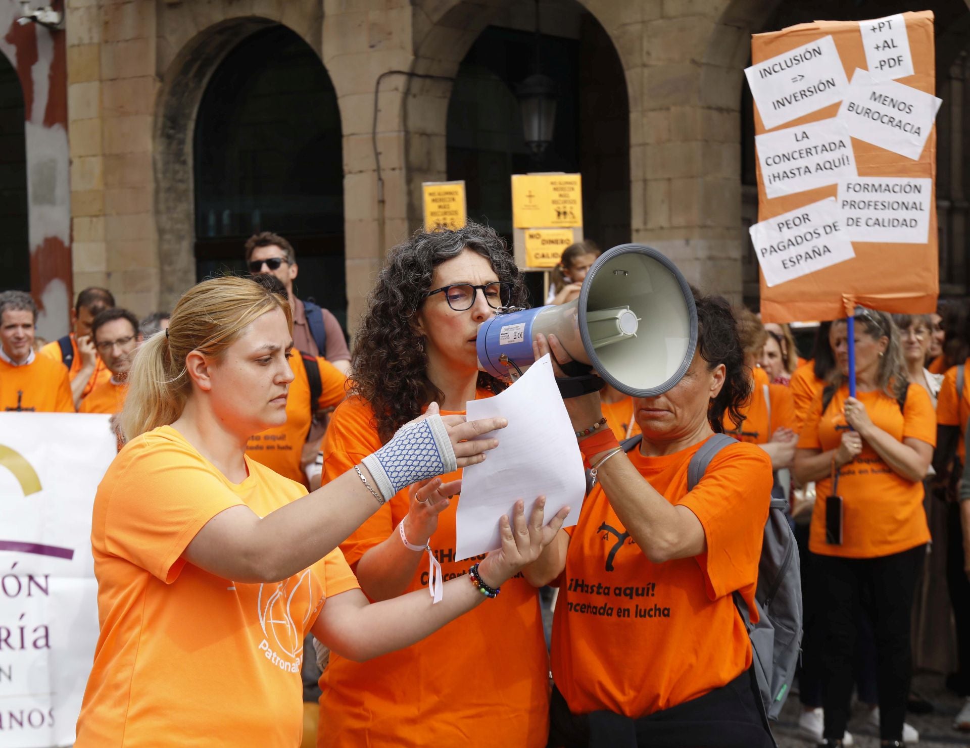 La escuela concertada alza la voz en Gijón: «¡Hasta aquí!»