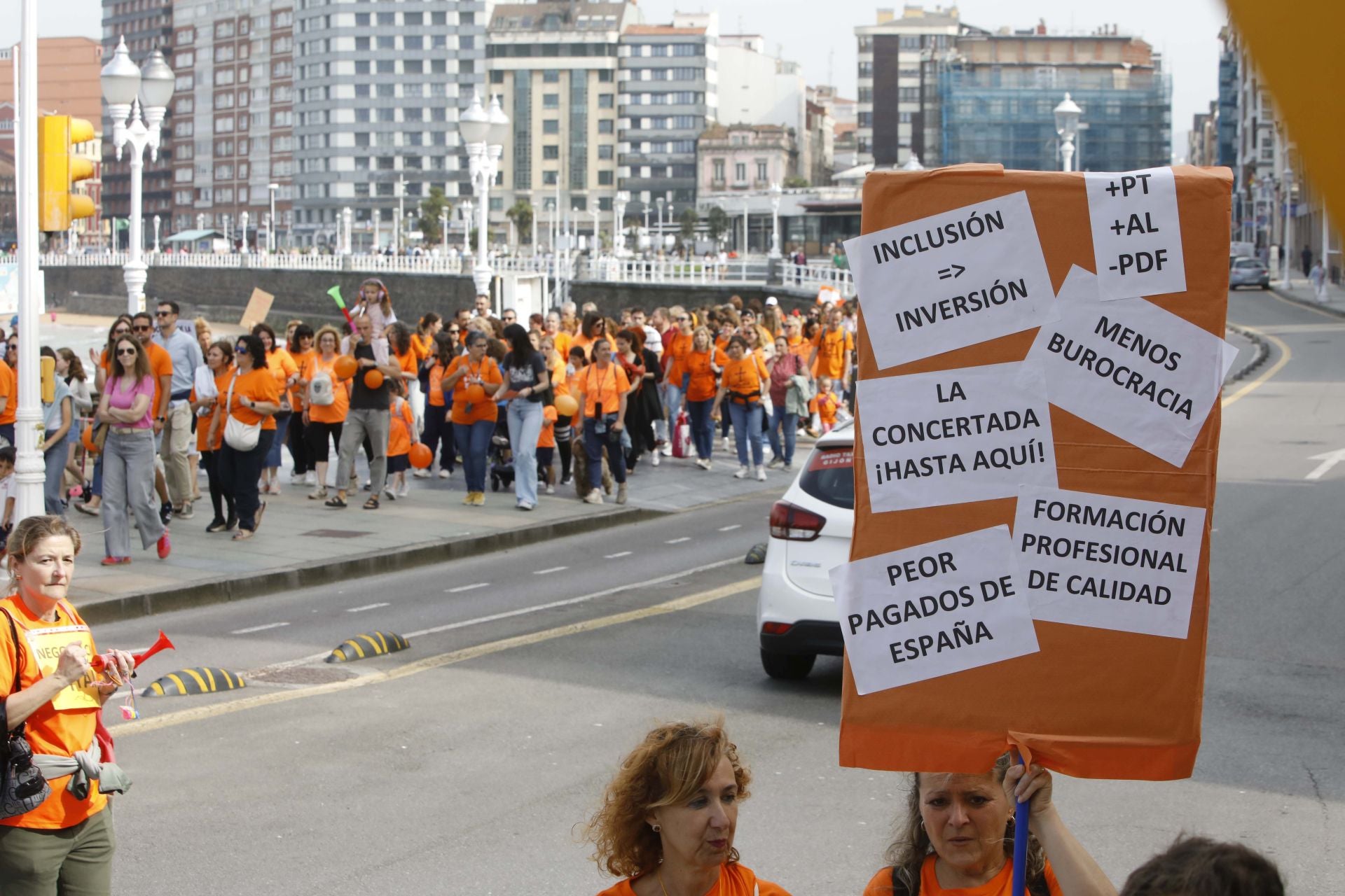 La escuela concertada alza la voz en Gijón: «¡Hasta aquí!»