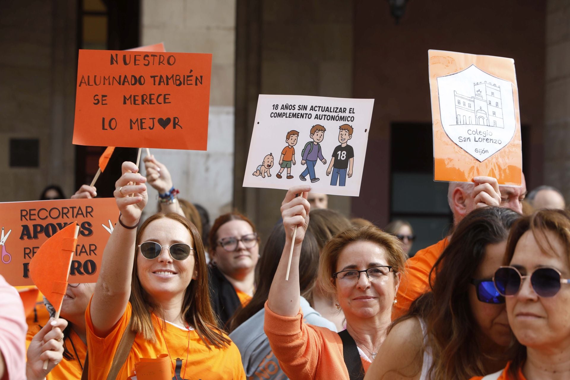 La escuela concertada alza la voz en Gijón: «¡Hasta aquí!»