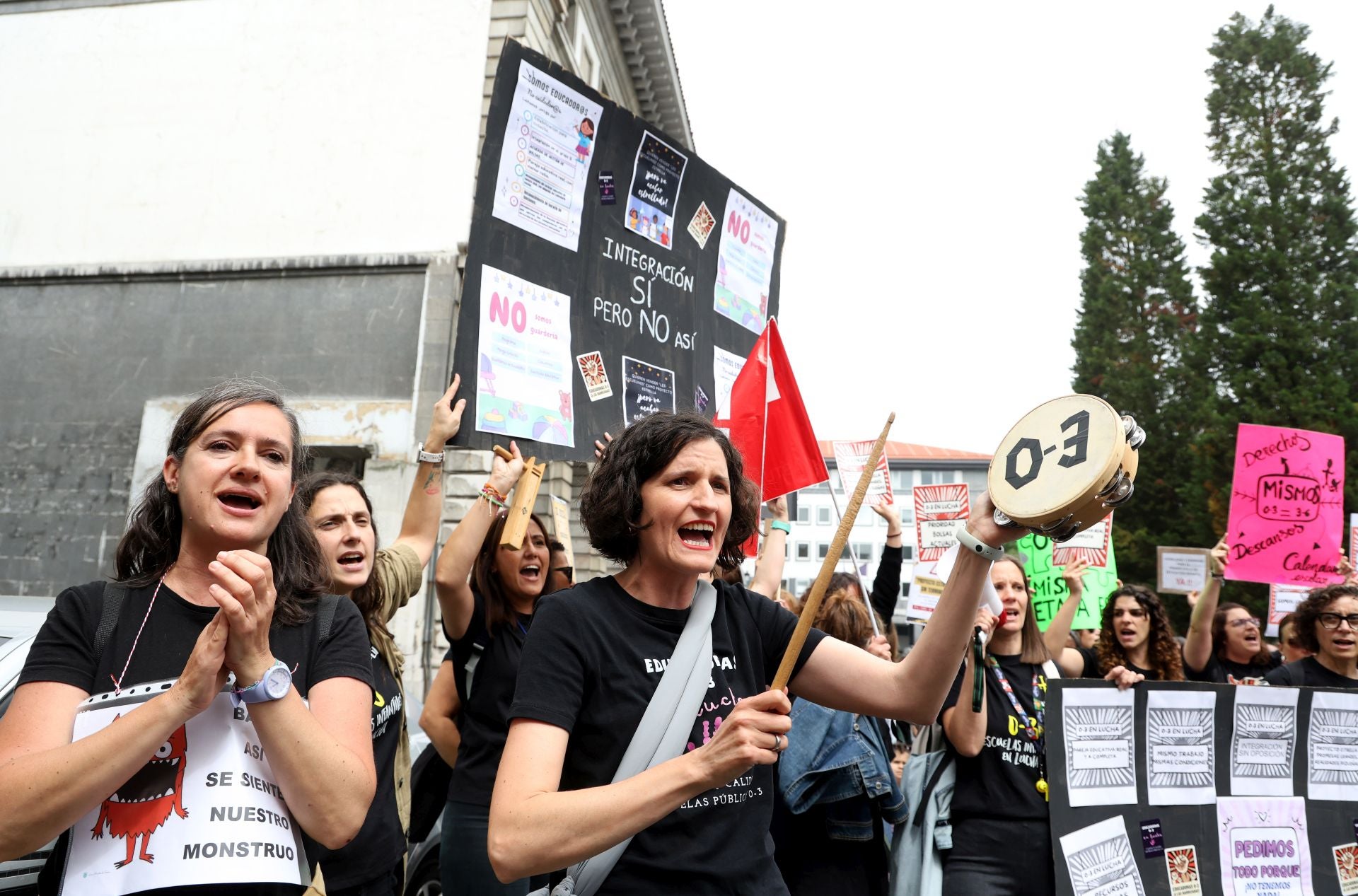 Las escuelas infantiles asturianas, también en lucha: así ha sido su protesta