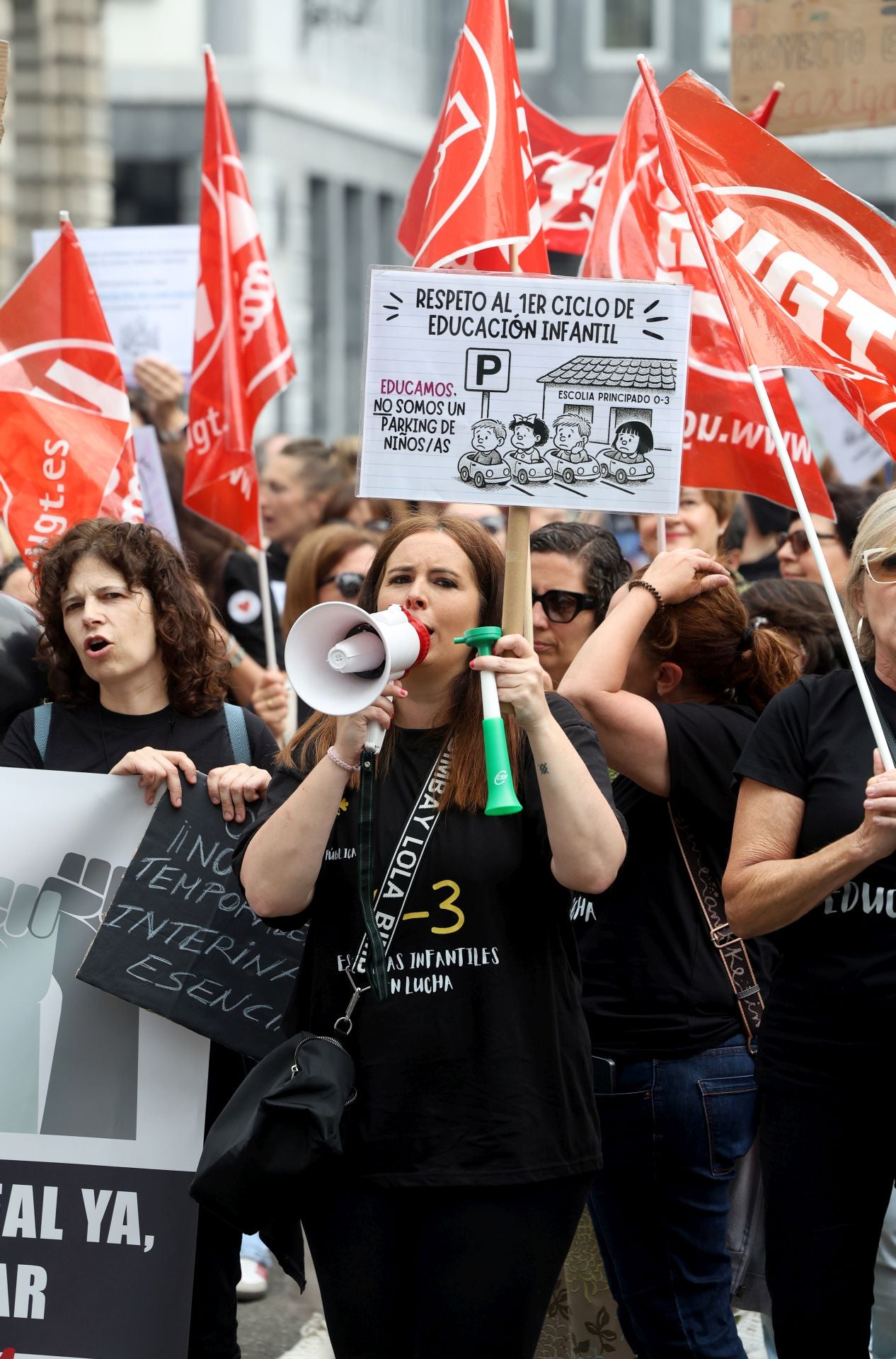 Las escuelas infantiles asturianas, también en lucha: así ha sido su protesta