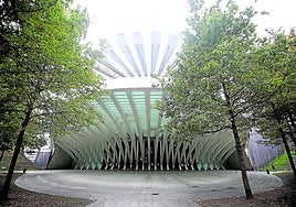 Acceso a la galería del Calatrava.