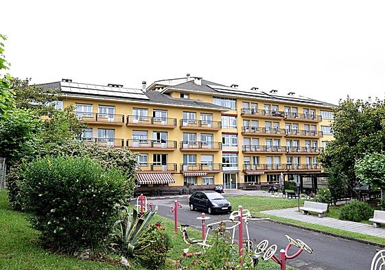 La entrada de la residencia de El Cristo. ALEX PIÑA