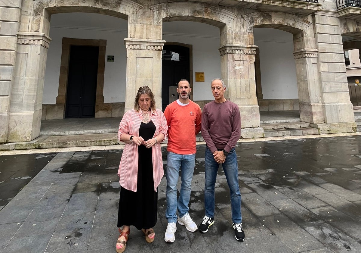 Sonia Lago, Ángel García, 'Cepi', y Jesús Abad.