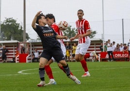 El Lealtad, en el partido de Mareo ante el Sporting Atlético.