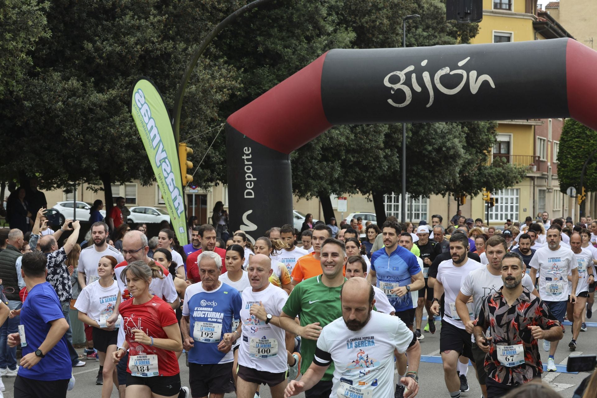 El Llano, en Gijón, corre por una buena causa