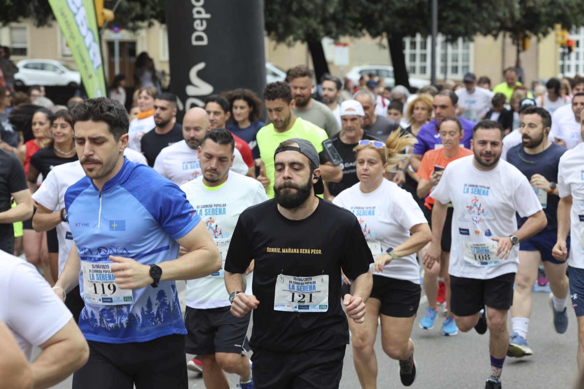 El Llano, en Gijón, corre por una buena causa