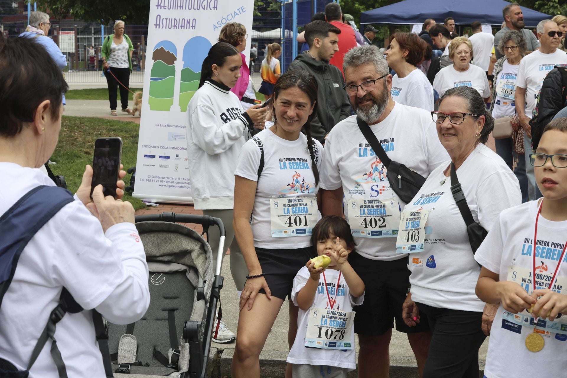 El Llano, en Gijón, corre por una buena causa