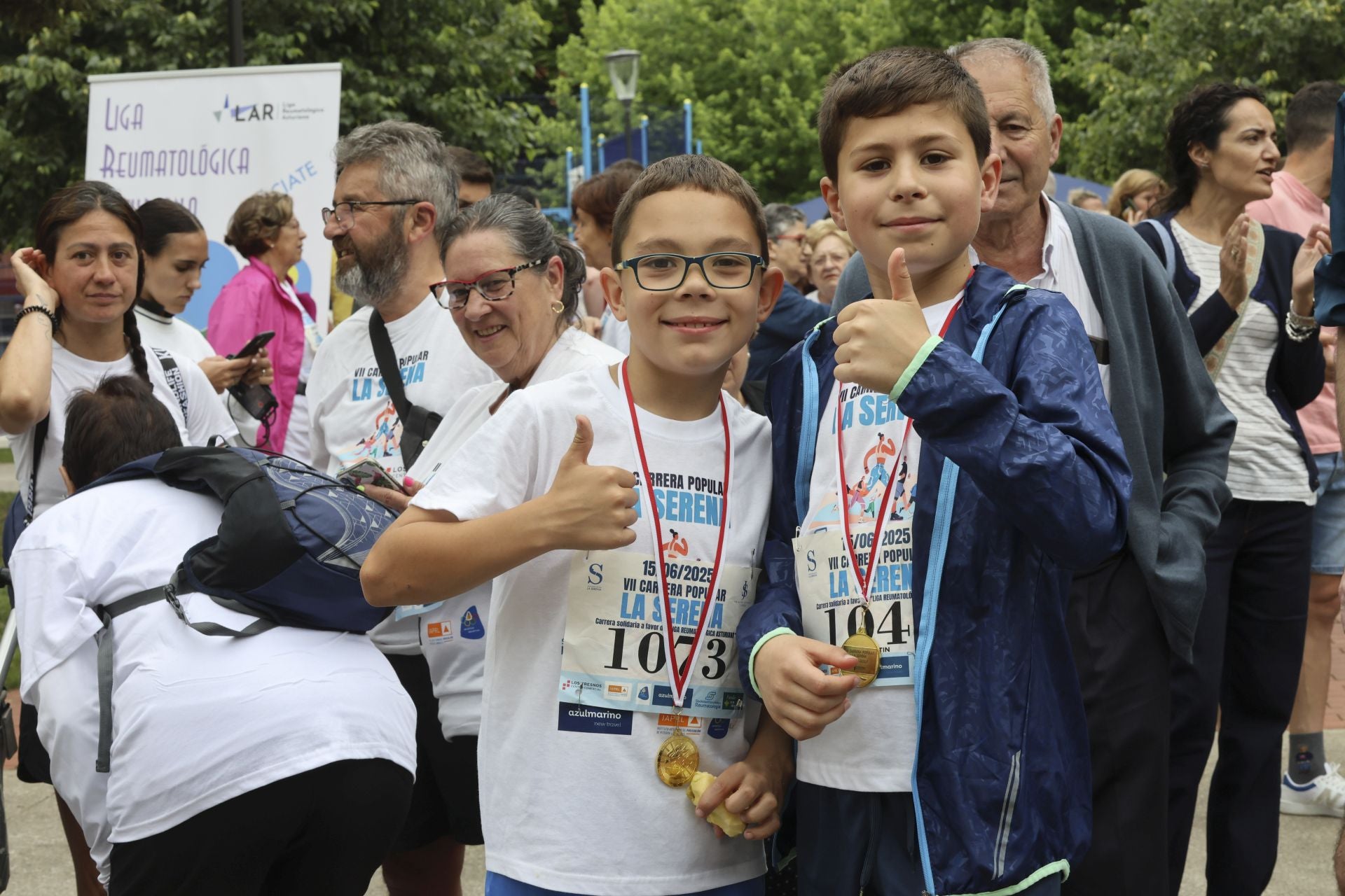El Llano, en Gijón, corre por una buena causa