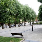 El parque de El Campillín, donde el gobierno local proyecta un aparcamiento subterráneo.