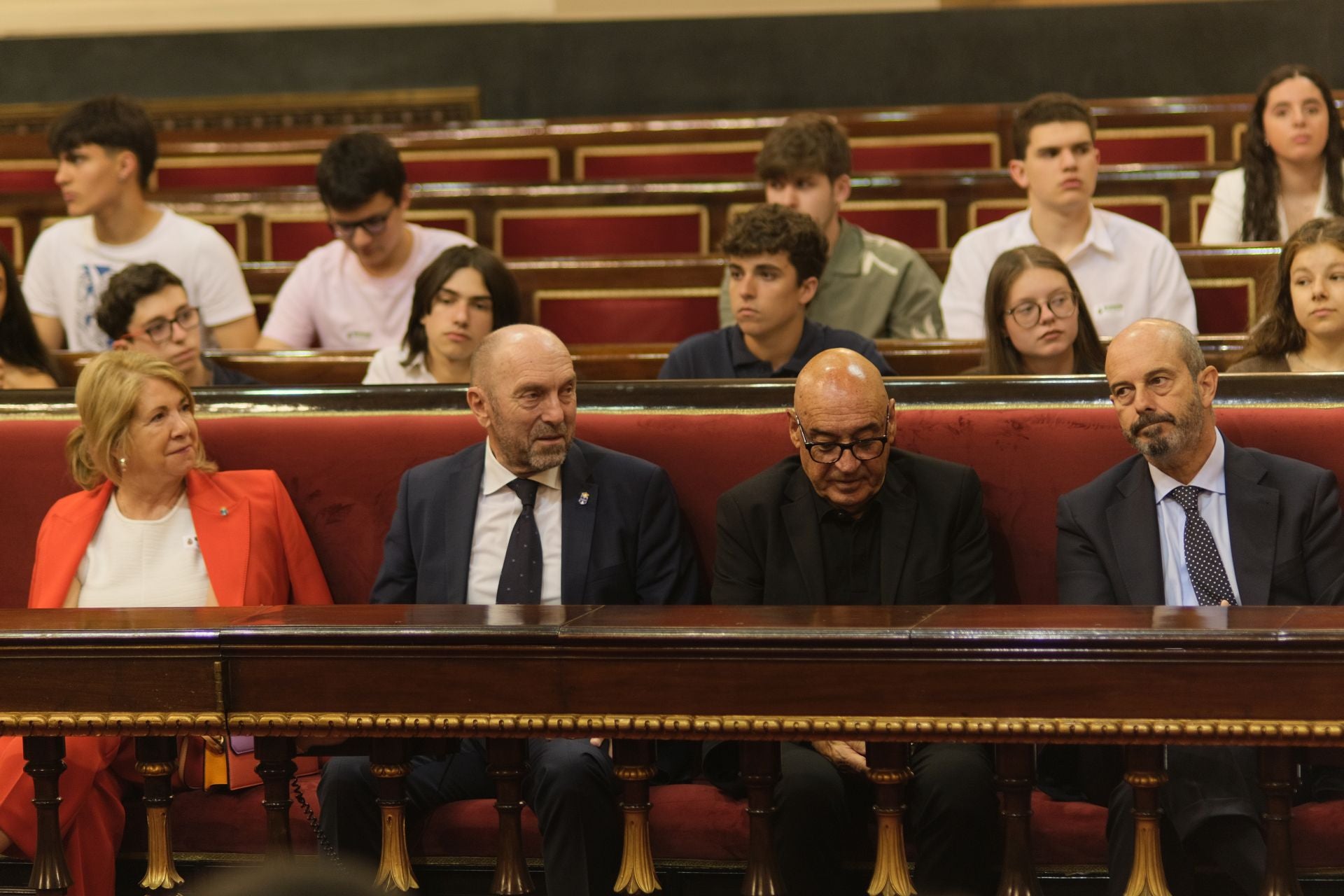 Los estudiantes del occidente asturiano visitan el Senado
