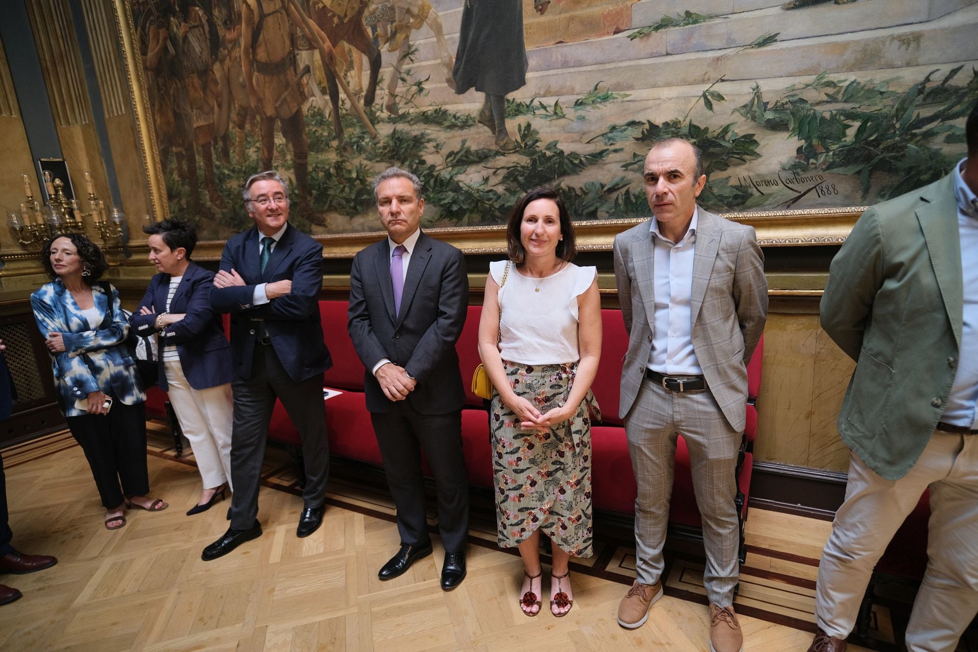 Los estudiantes del occidente asturiano visitan el Senado