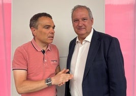 Iván Fernández y Jordi Hereu